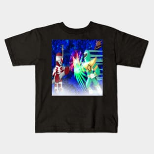 Lord Zedd vs Green Ranger Tommy Kids T-Shirt